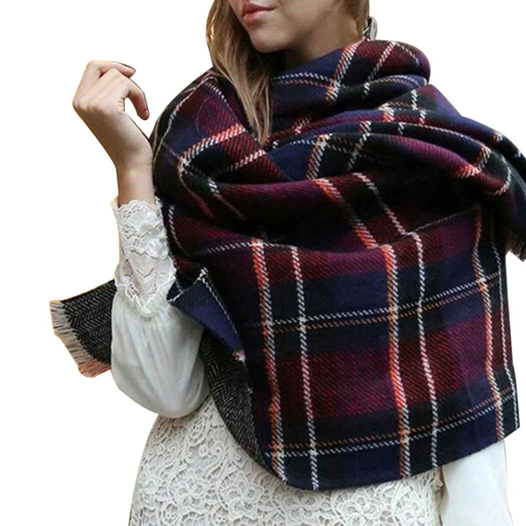 oversized thick scarf