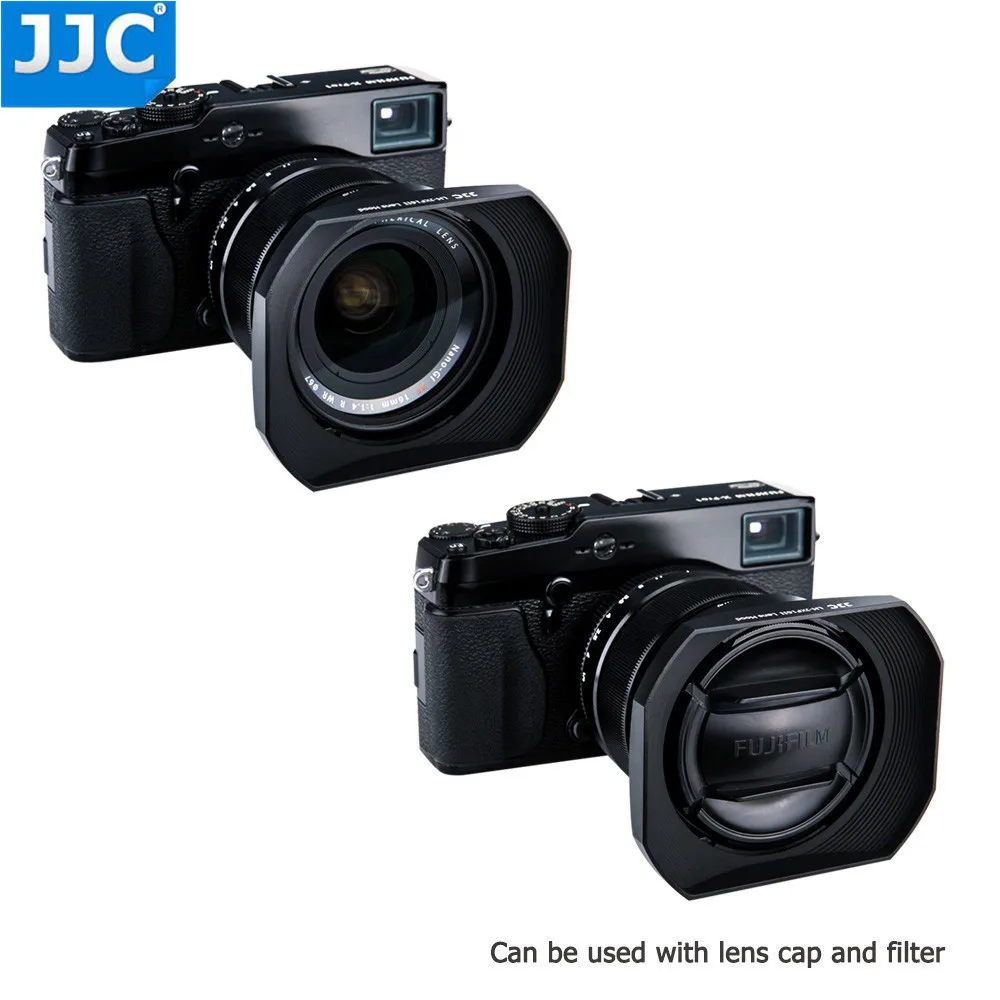 JJC LH-JXF16II черный 67 мм Размер резьбы квадратный объектив бленда на замену Fujifilm LH-XF16 для FUJINON объектив XF16mm F1.4 R WR