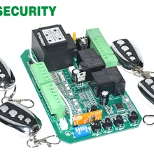 Мотор монтажная плата контроллера электронные карты для открывающего механизма раздвижных ворот функцией плавного пуска пешеходный режим 110V или 220V