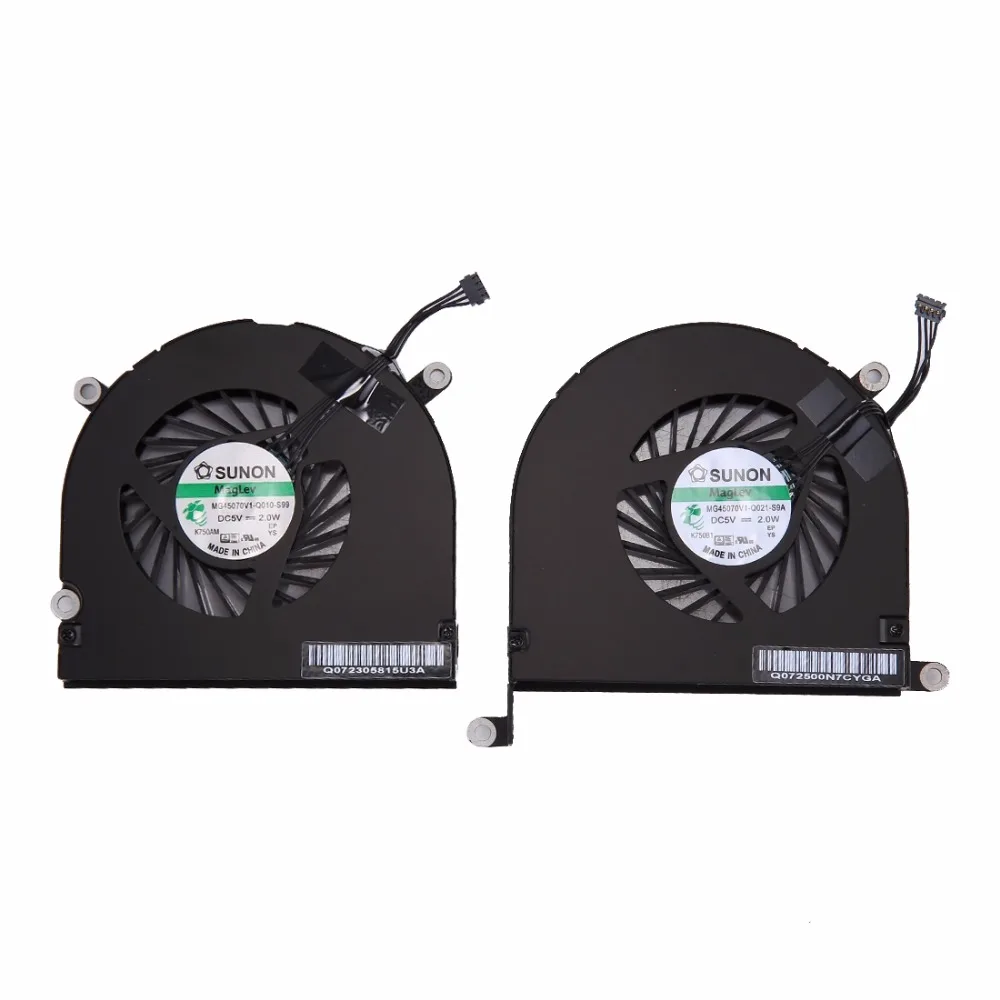 

1 Pair for Macbook Pro 17 inch A1297 (2009 - 2011) Cooling Fans (Left + Right)