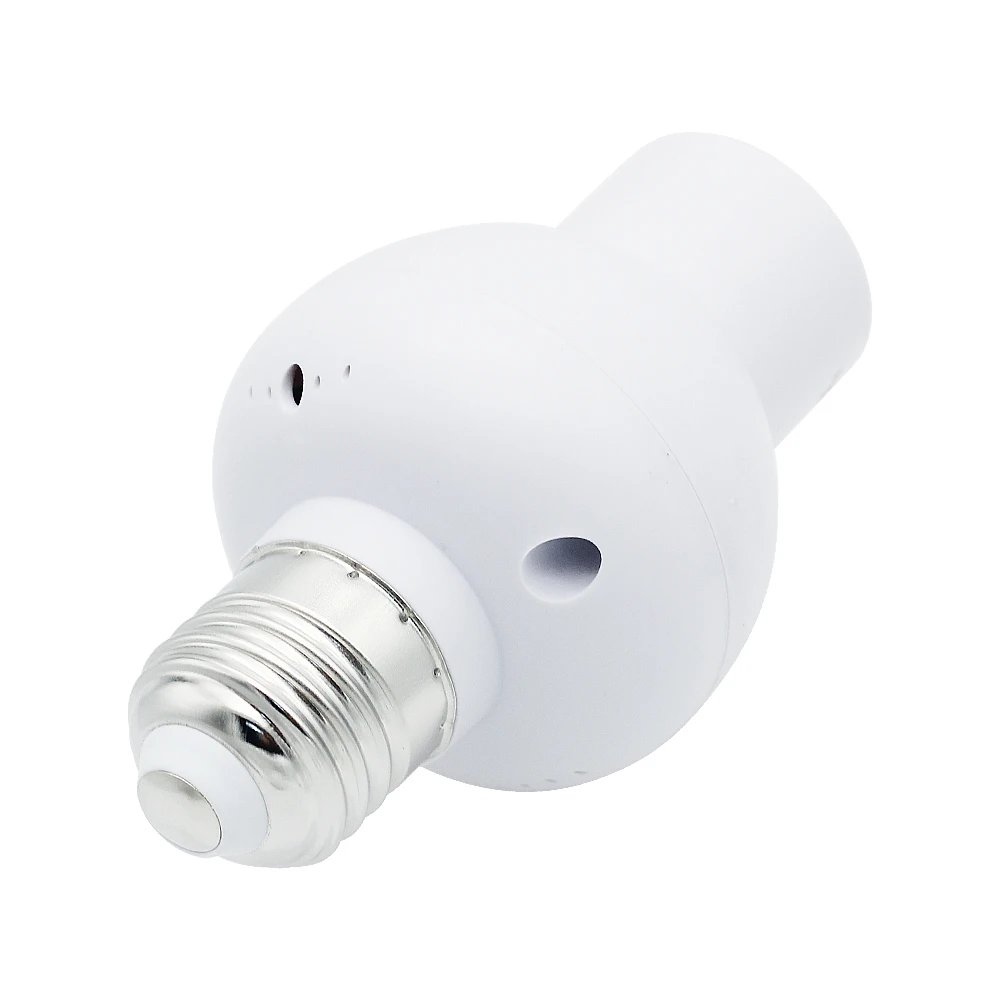 Светодиодный E27 звуковая лампа с голосовым управлением держатель датчик переключатель E27 винтовое основание лампы разъем подходит для AC85-265V светодиодный светильник лампа