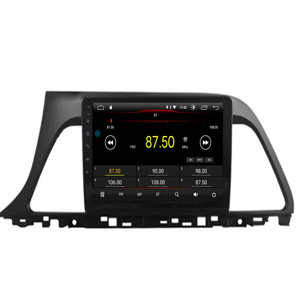 Perfect quad Core 9" Android 9.1 Car DVD Player for Hyundai Sonata Gen 9/Sonata LF 2015 - 2018 head units 4G DVR 1