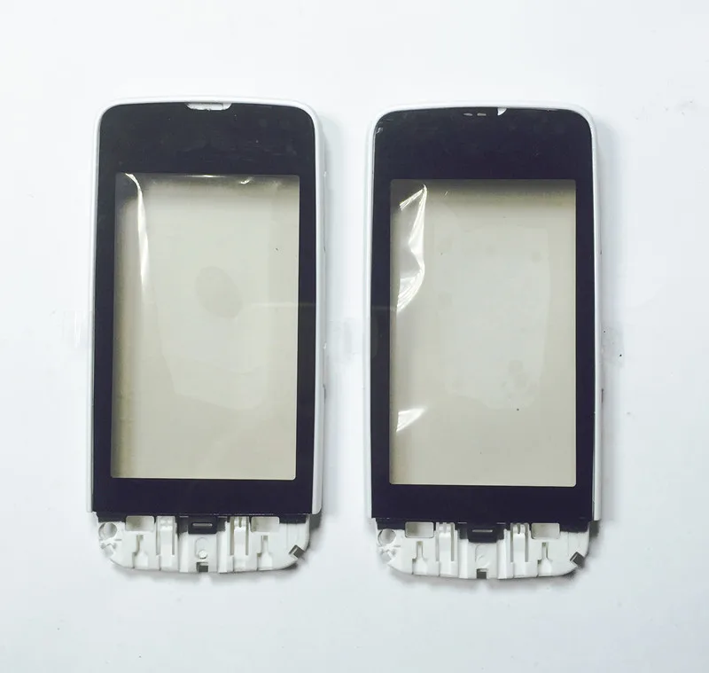 Белая рамка touchacreen для Nokia Asha 311 сенсорный экран дигитайзер сенсор внешнее стекло объектив панель 3M лента