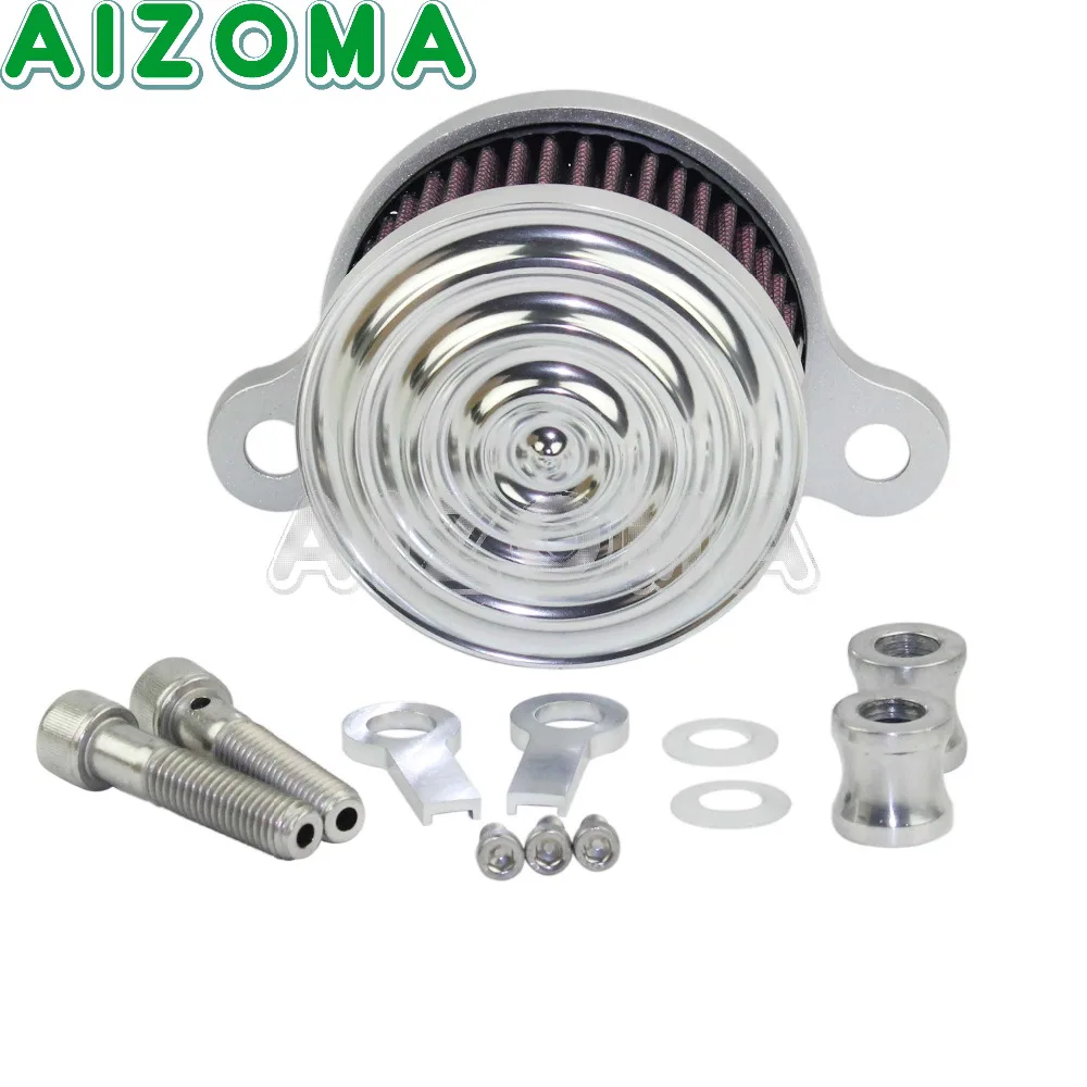 

Chrome Billet Aluminum Motorcycles Air filter Intake Air Cleaner Kit For 2004-2018 Harley Sportster XL883 XL1200 All