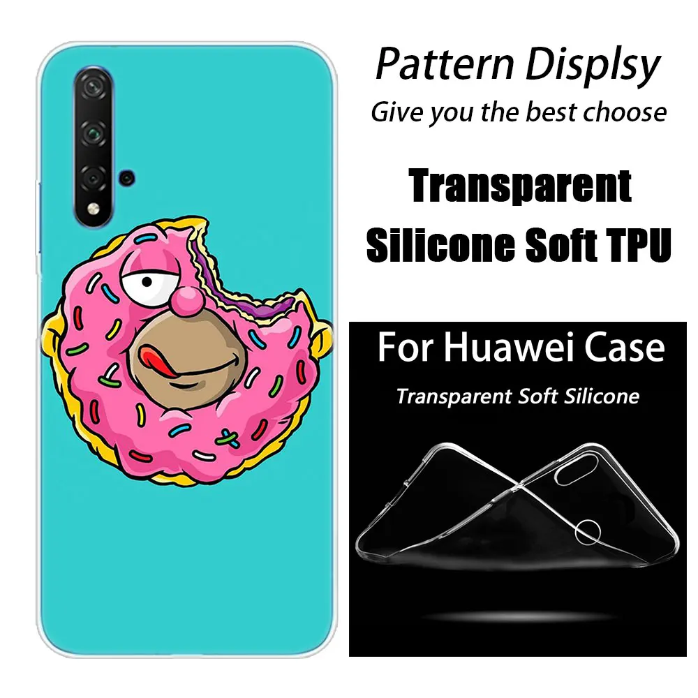 Hot The Simpsons Fashion Soft Silicone Case for Huawei Honor 20 8A 7A Pro 10 9 8 Lite View 20 7S 8S 8X 7X 6X 8C 20i 10i Play TPU - Цвет: 010