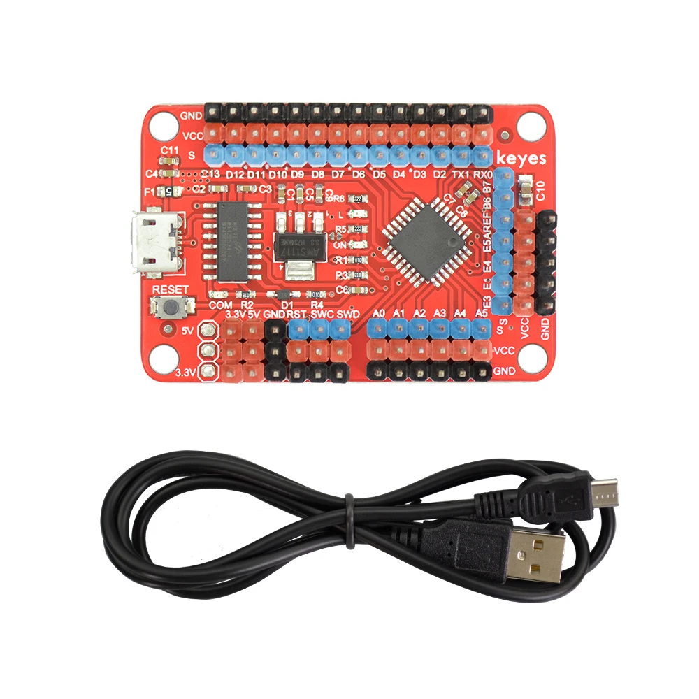 KEYES с открытым исходным кодом LGT8F328P плата управления совместима с arduino красный и экологически чистый