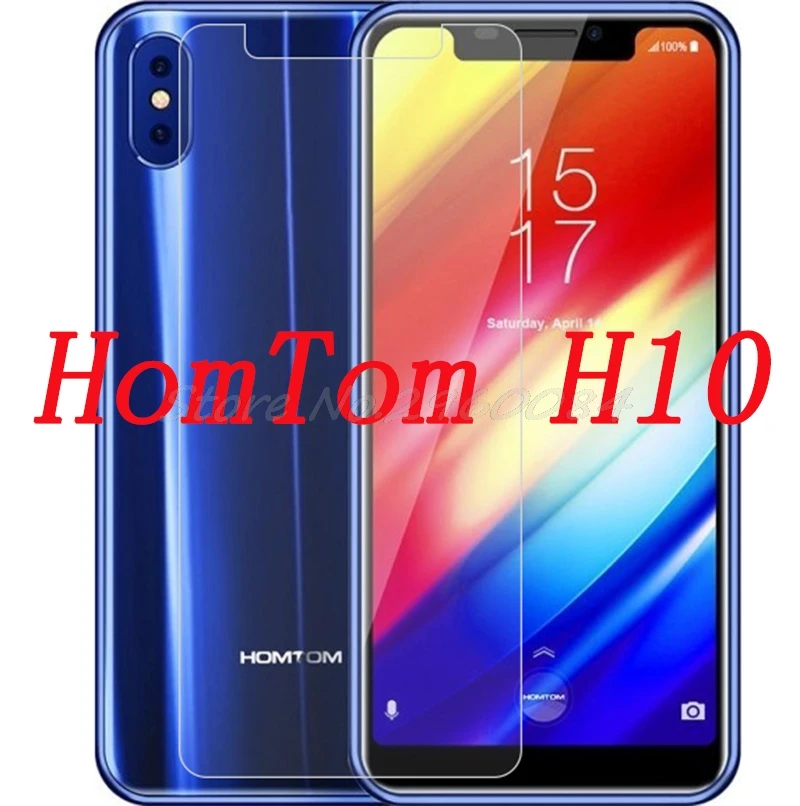 

2PCS Smartphone 9H Tempered Glass for HomTom H10 Protective Film Screen Protector cover phone
