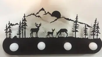 

Fairy tale forest wall lamps creative bar channel balcony corridor warm living room bedroom animal decoration wall lights ZA