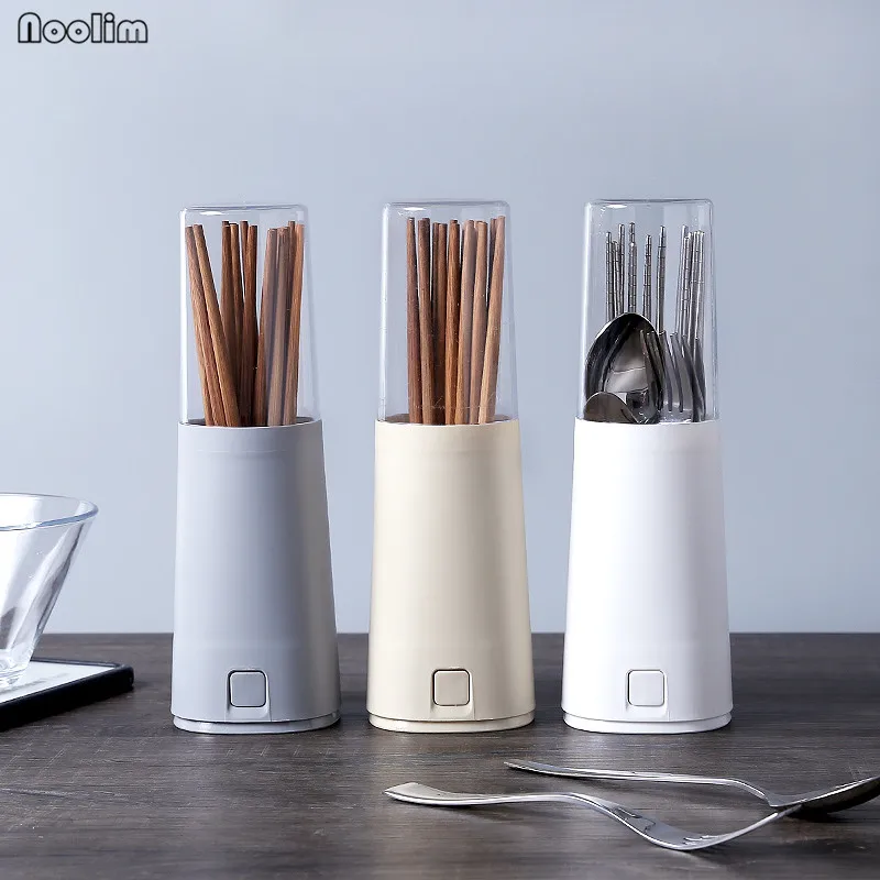 NOOLIM Creative Kitchen Chopsticks Forks Storage Holder Household