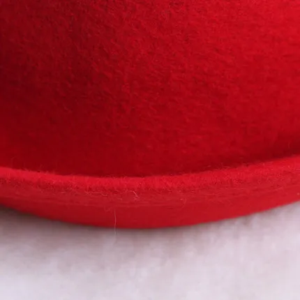 9 Color Child Hats Fedoras hat Vintage girl kids Fedora Chapeau Feutre Bowler Derby fieltro Solid Cappello Bombetta Caps a20