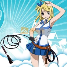 Fairy Tail Люси Хертфиллиа Whip Косплэй костюм на заказ