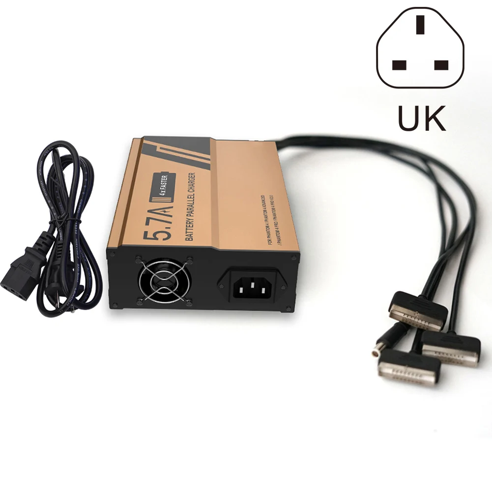 

Parallel Multiple Battery Charger Intelligent Rapid Charger for DJI 4 Pro New Arrival