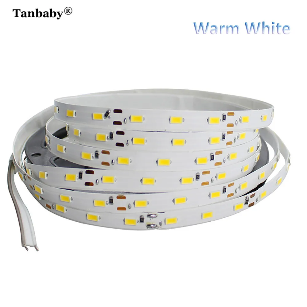 Tanbaby светодиодный ленточный светильник SMD 5630(5730) 5 м 300 светодиодный 12 В постоянного тока гибкий ленточный Канатный светильник s не водонепроницаемый с питанием EU/US