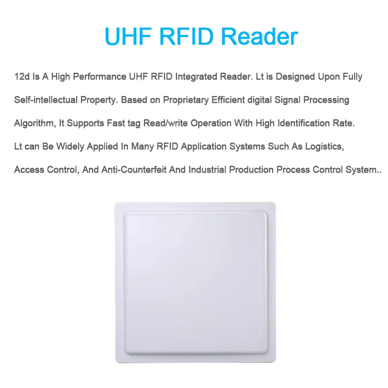 

Eseye UHF RFID Reader 15m Long Range 860~960mhz long range For Parking Solutions RS232/485 With Wiegand Free SDK UHF Reader