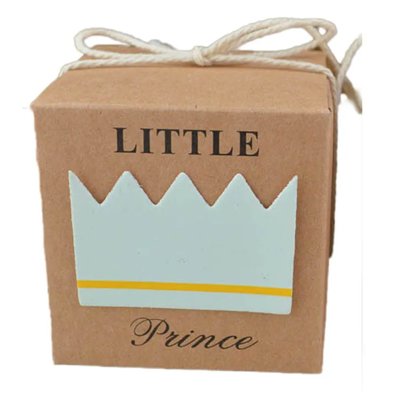 50 шт./партия Декор коробка для конфет коричневая Подарочная коробка Свадебная ретро коробка сердце и Корона крафт-бумага романтический подарок для гостей вечерние поставки