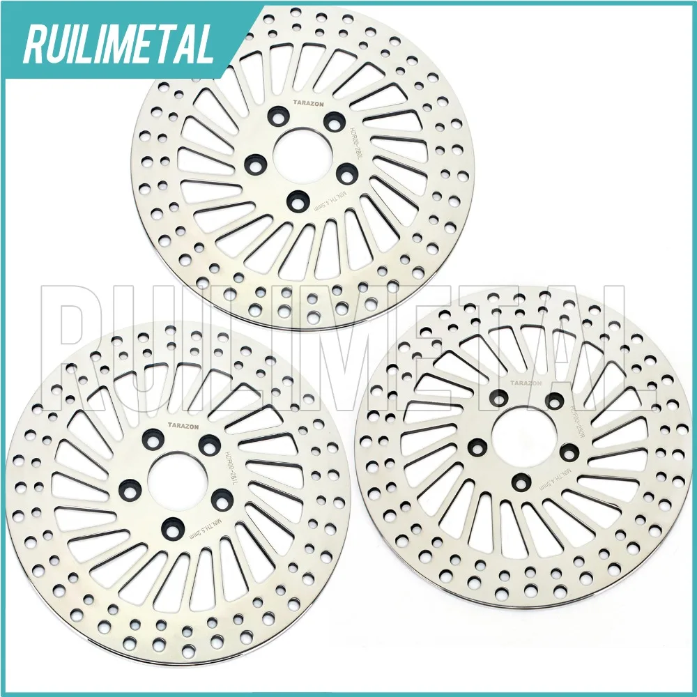 Front Rear Brake Discs Rotors For XLR XLS FLTR Road Glide Classic FLHR