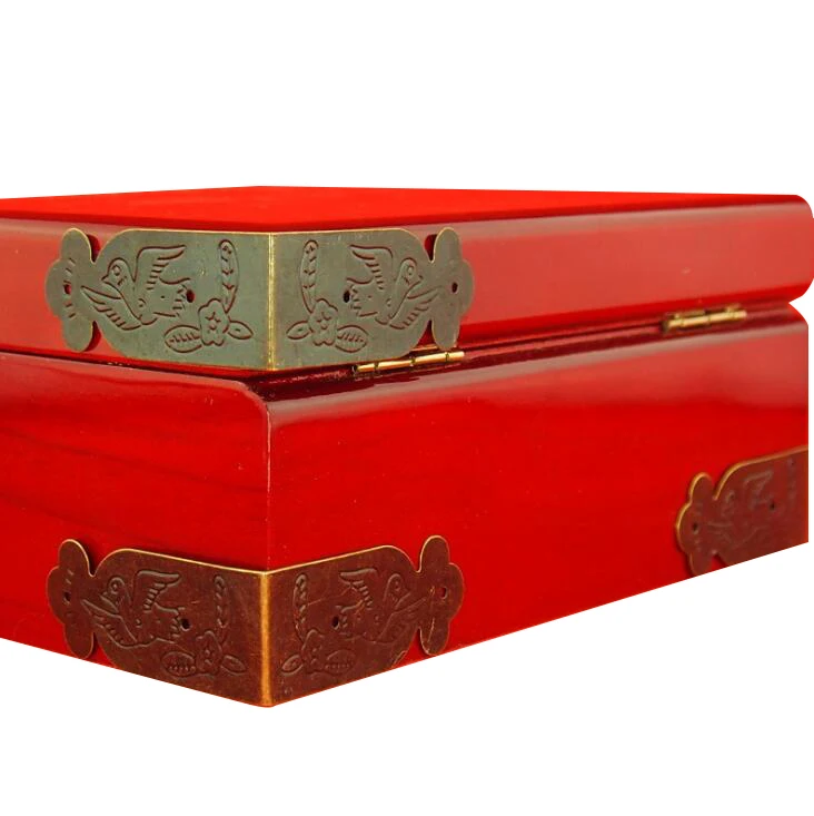 56*23 мм мебельная фурнитура причудливый завернутый край деревянный ящик Подарочная коробка четыре края защитный уголок