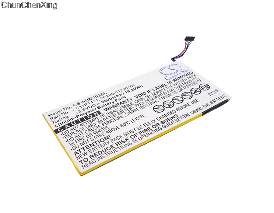 Аккумулятор Cameron Sino 5000 мАч C11P1411 для Asus K01E ME0310K 1B 6A ME103K 1A MeMO Pad 10 ME103K|Батареи