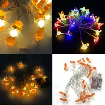 

Waterproof LED String Light 2m/6m 40 LED Bee Fairy String Curtain Window Light Wedding Party Decor