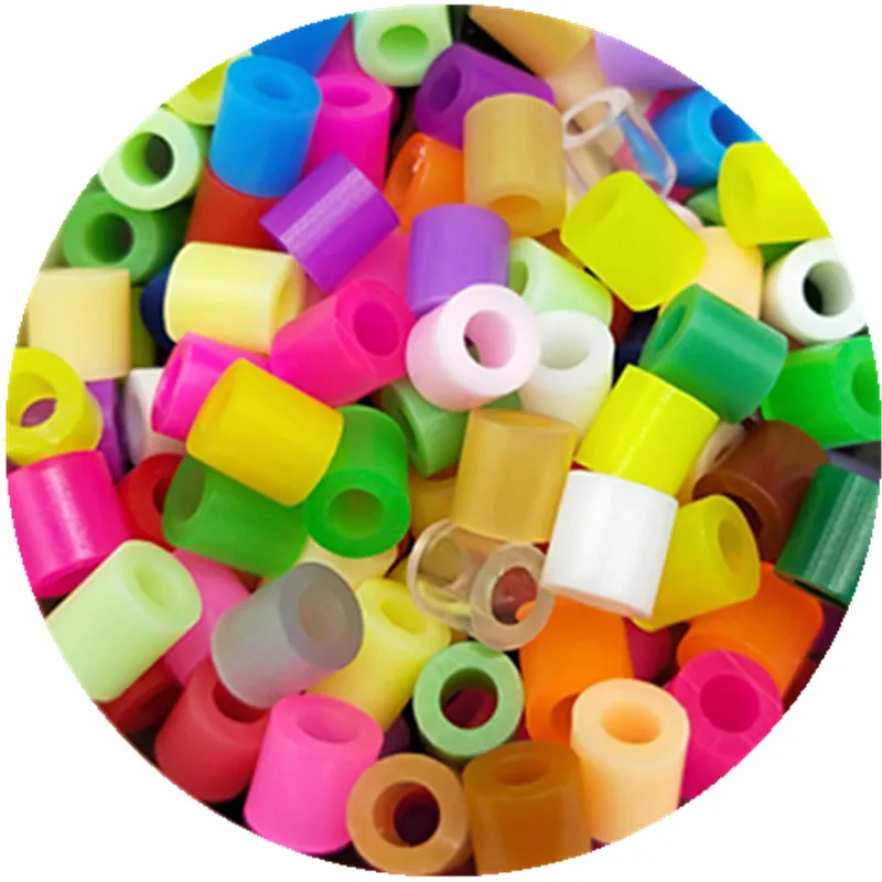 

200pcs/lot 5mm Cheap Beads Fashion Candy Color Plastic Hama Perler Beads For Educate Kids Child Gift Handmade DIY Toys Wholesale