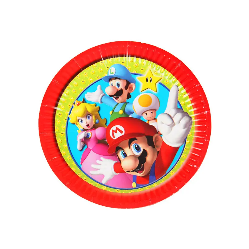 Супер Марио тема одноразовые салфетки чашка пластина Марио тематическая вечеринка на день рождения украшения Марио Bros тематические салфетки 20 шт./упак