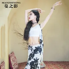 Тренировочный костюм для танца живота, костюм для танца живота, новинка, сексуальный костюм для начинающих, тонкий летний профессиональный костюм