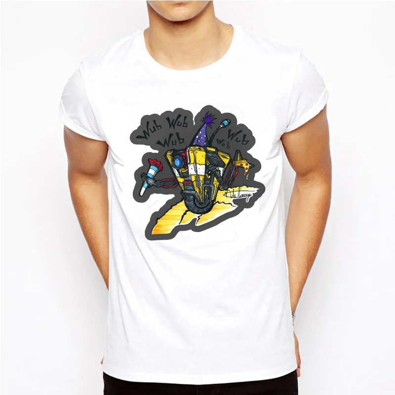

borderlands T-Shirts Men Personalized Custom Tee 2018 Summer Short Sleeve Fitness T shirt MR9150