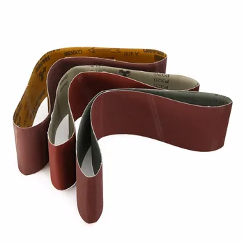 

3pcs 100x915mm Sanding Belts Aluminum Oxide Grinding Polishing Tools Accessories 240/320/400 Grit