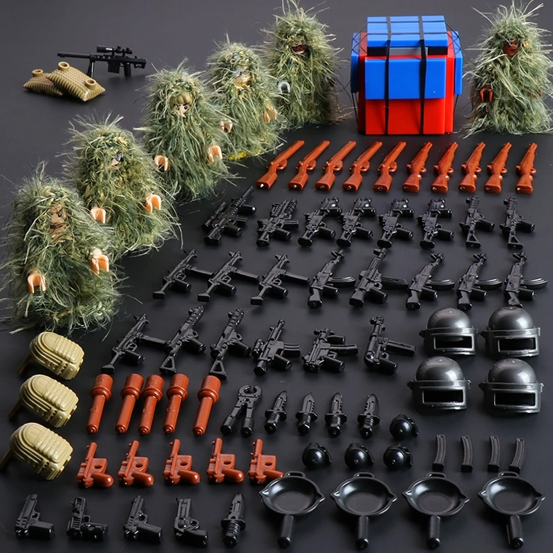 

SWAT Team City Police Military Figures Scene Army Build Block Brick legoed For Children Toy Brick DIY Toys Legoinglys Kids Gift