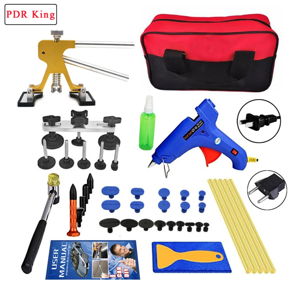 DIY Paintless Dent Removal Tool Kit for Automobile Body Motorcycle