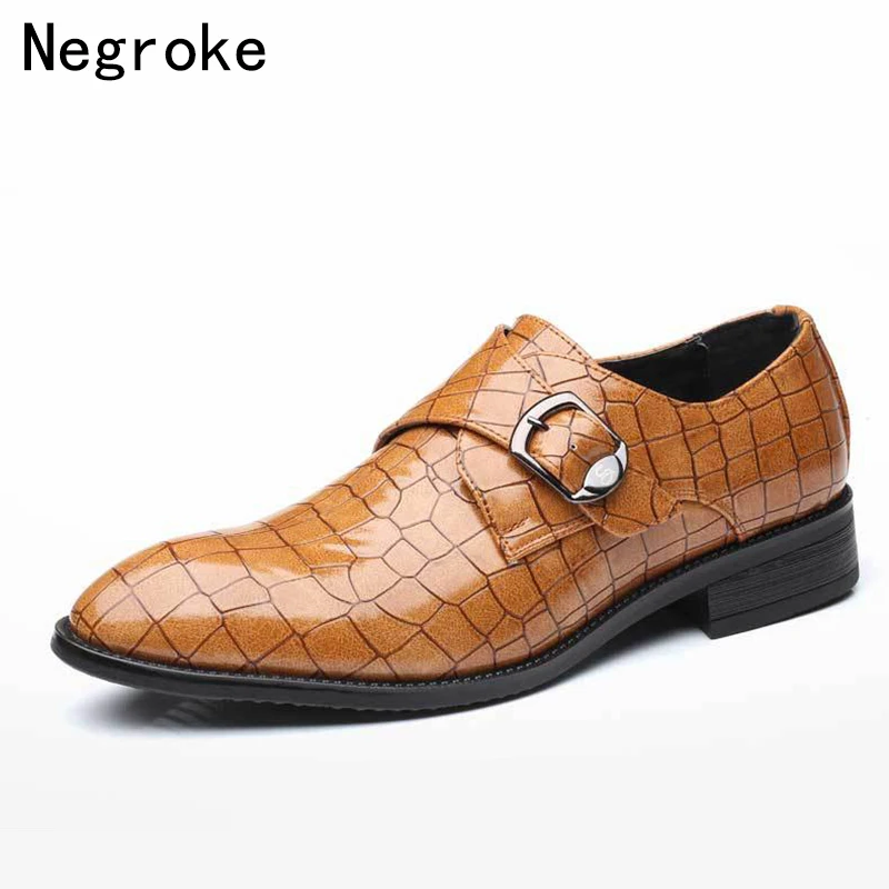 

2019 New Oxford Dress Shoes For Men Luxury Brand Patent Leather Formal Business Wedding Sapato Masculino Big Size 48