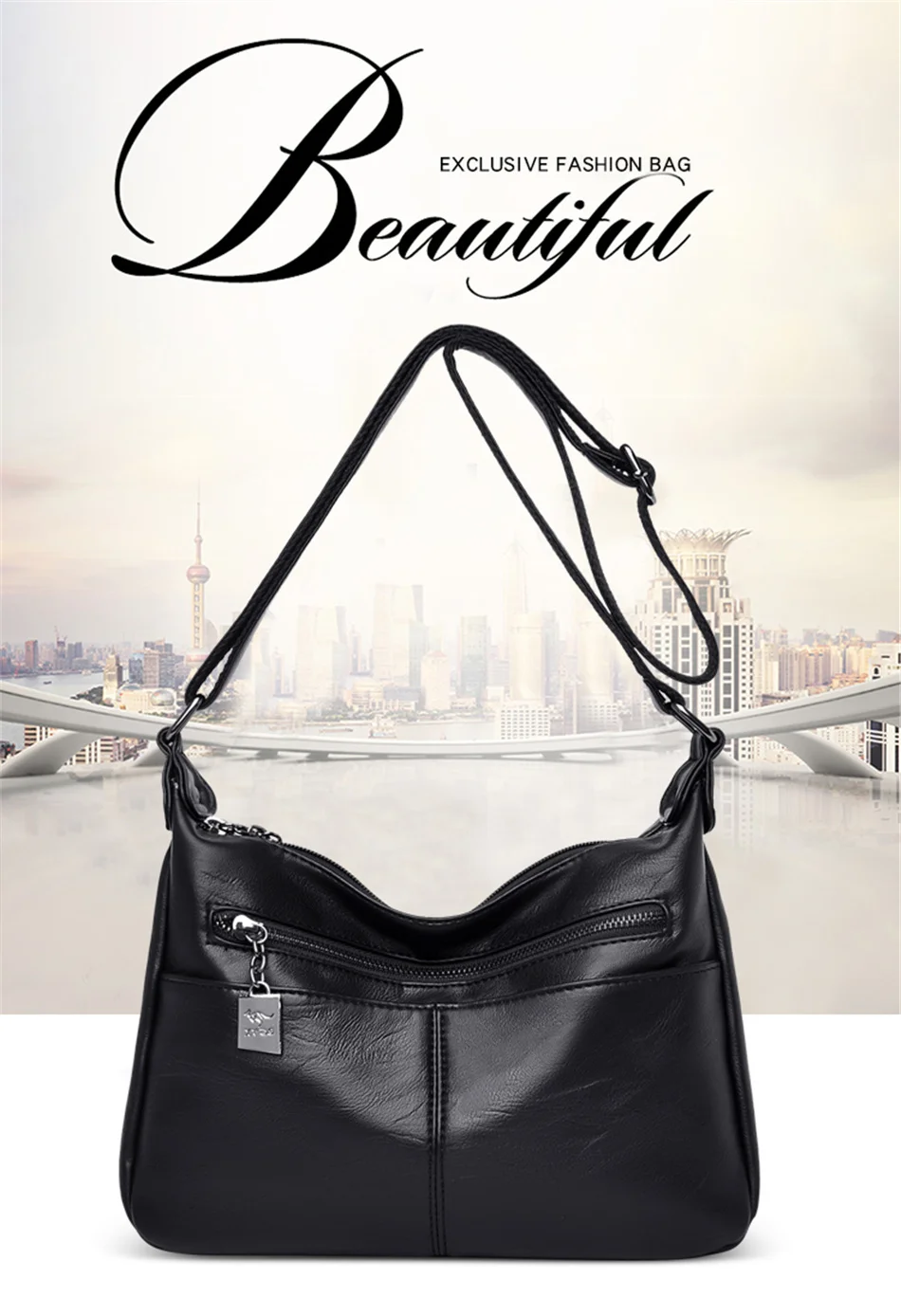 Роскошные кожаные сумки VANDERWAH, женские сумки, дизайнерские женские сумки через плечо, сумки для мам, женские сумки