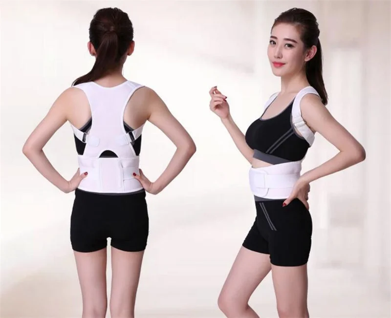 

ALL FIT IN Men Women 1Pcs Back Posture Corrector Inflatable Waist Support Brace Improve Bad