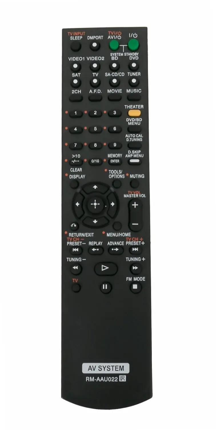 

New Remote Control For Sony RM-AAU055 HT-SF2300 HT-SS2300 STR-KS2300 STR-DG510 STR-DG510 STR-KG700 AV System