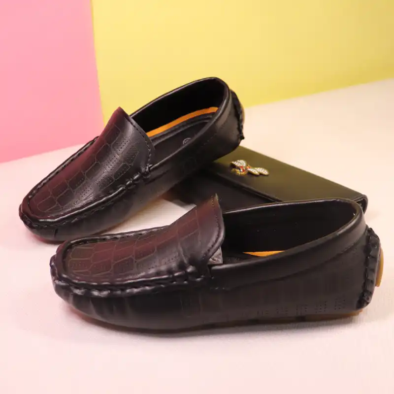 Boys casual loafers kids lace up 