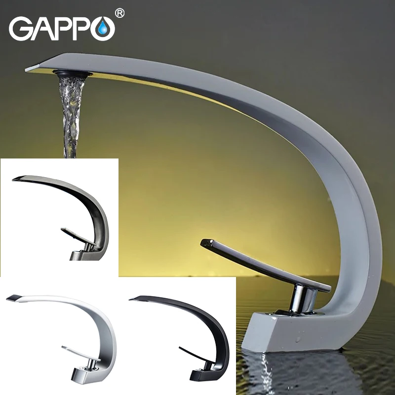 

GAPPO Basin Faucets waterfall bathroom faucet basin mixer tap sink faucet brass chrome bathroom taps deck mounted