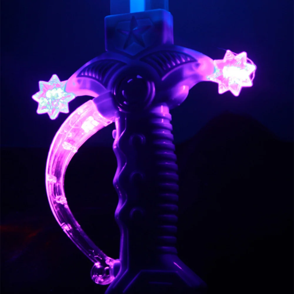 1 шт. красочный игрушечный меч светящаяся игрушка toychildren Light Cutlass световой меч Рождество Хэллоуин игрушки подарок отправка случайным образом