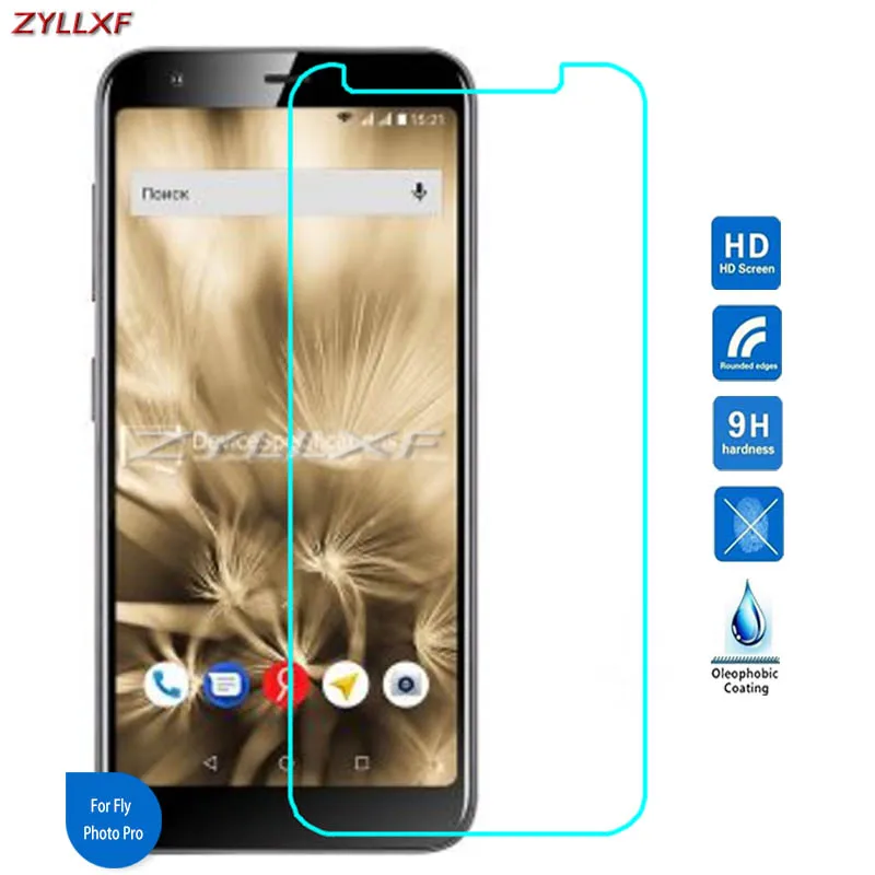 

For Fly Photo Pro Tempered Glass Screen Protector Film 5.46 inch 9H 2.5D Safety Protective Film On Photo Pro
