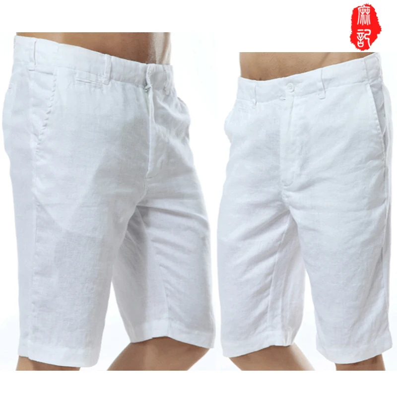 AAW summer men's thin section casual shorts linen traight shorts loose
