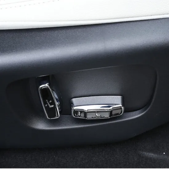 

Car Seat Adjustment Button Cover Trim For Range Rover Velar 2017 For LR Range Rover Sport RRS 16-17 Car Accessories