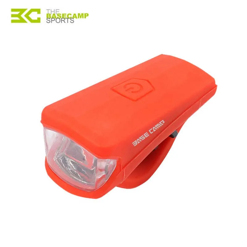 Discount Basecamp 3W LED USB Charging MTB Bike Light Silica gel Waterproof Bicycle Front Light Bike Lamp 4 Color Bicycle Accessories 3