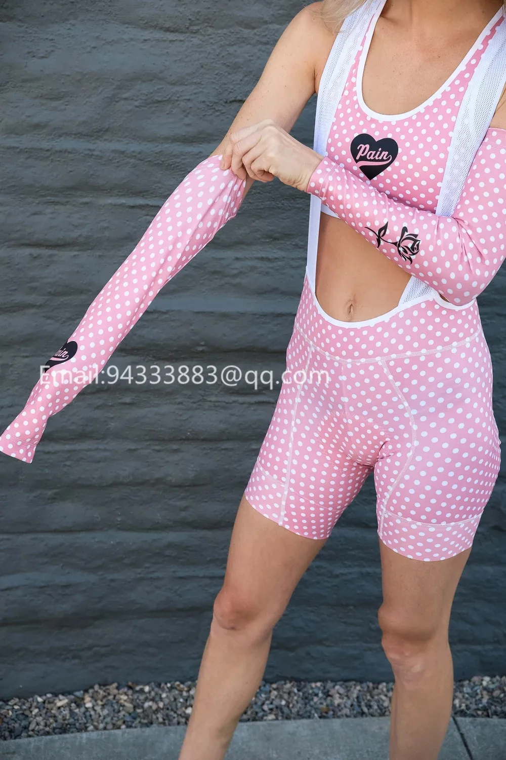 USA LOVE THE PAIN arm sleeve Bicycle equipment Travel set Sun protection hand sleeve protective case Leg sets cycling kit