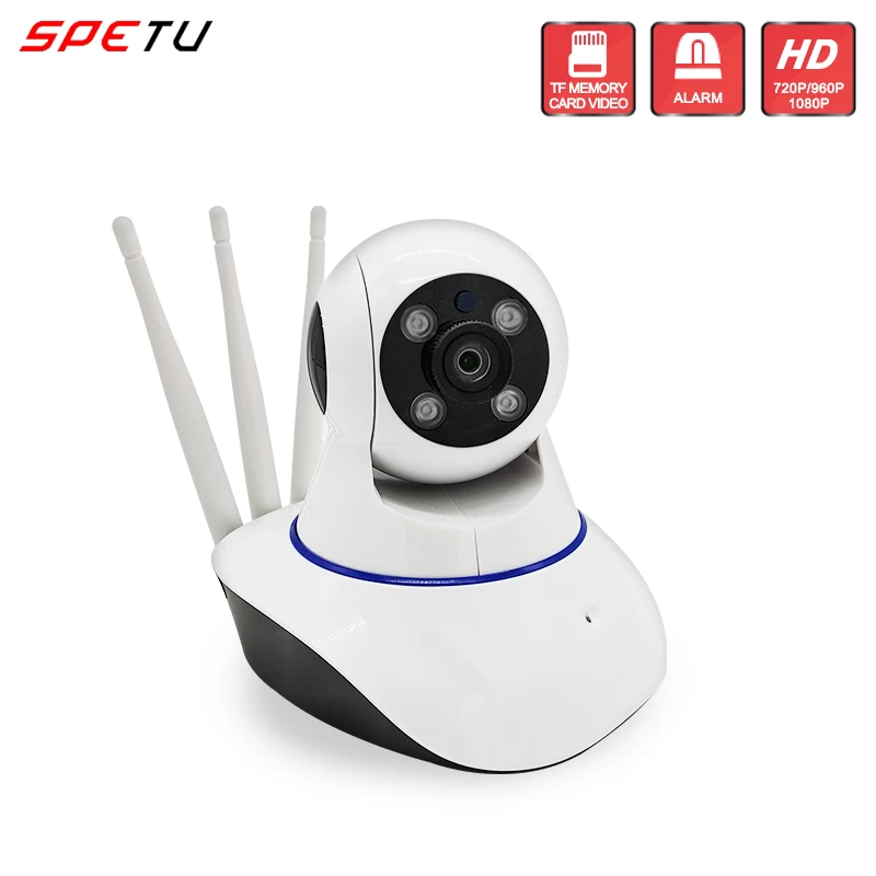 

HD1080P Intelligent Surveillance IP Camera Mobile Network Wifi Remote Home Indoor Night Vision Wireless Camera Support TF card
