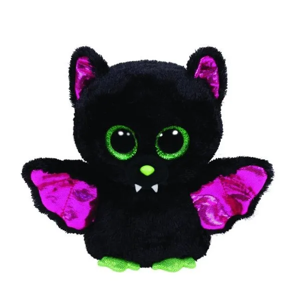 

15-18CM Ty Beanie Boos Big Eyes l Black Bat TY Plush Toy Baby For Kids Gifts