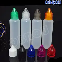 Бесплатная доставка obrou 300 шт. 10ml20ml30ml50ml Pen бутылки pe жидкости флакон-капельница Формы Ручки Пластиковые флакон-капельница