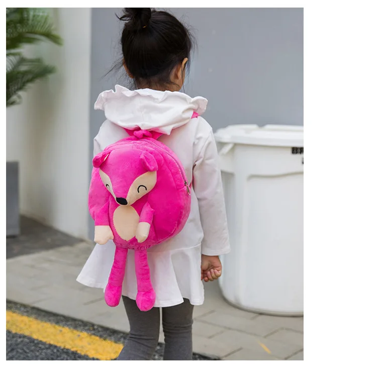 Мультфильм аниме, плюшевая рюкзаки прекрасные мягкие игрушки/животные детские сумки Детский сад Школьный Маленький принц друг лиса gld3