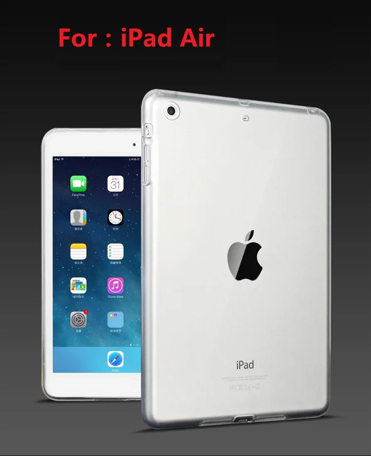 Colorful transparent shell, suitable for Apple ipad Air Tablet PC shell