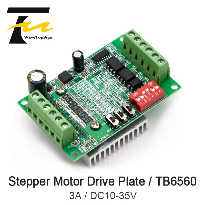 

TB6560 3A Stepper Motor Drives CNC Stepper Motor Board Single Axis Controller 10 Files Motor Controller Board New TB6560AHQ