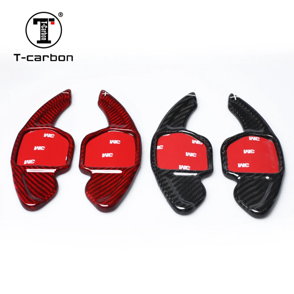 

Car styling Real Carbon Fiber Steering Wheel Shift Paddles Wheel Paddle Extension for Old Audi A4L A5 A6L A8 S5 S6 S8 RS6 Q5 Q7