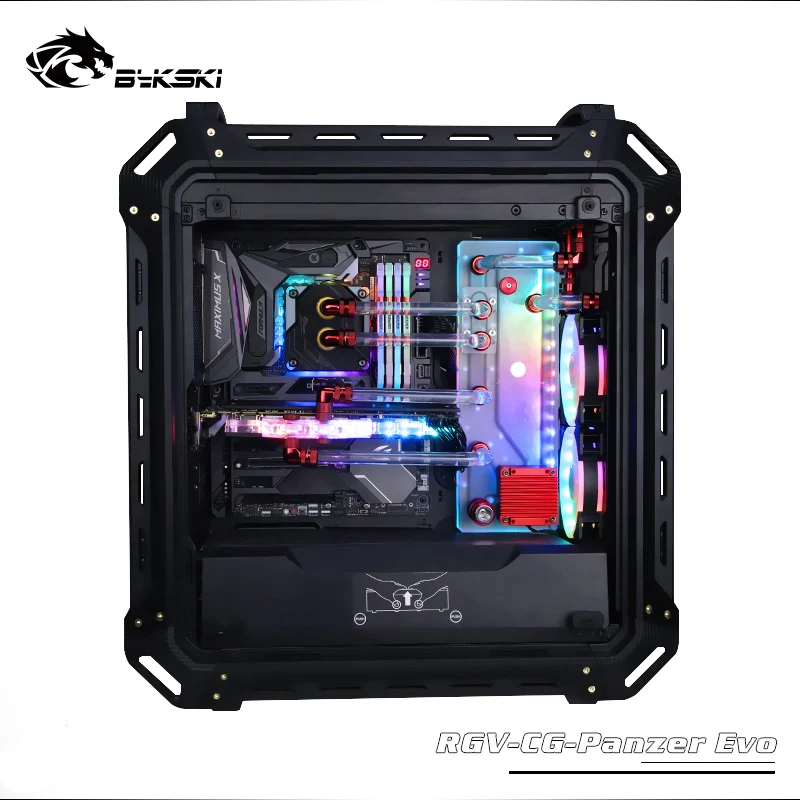 Bykski RGV-CG-Panzer EVO, водные платы для Cougar Panzer EVO чехол, для Intel cpu водоблок, один GPU корпус